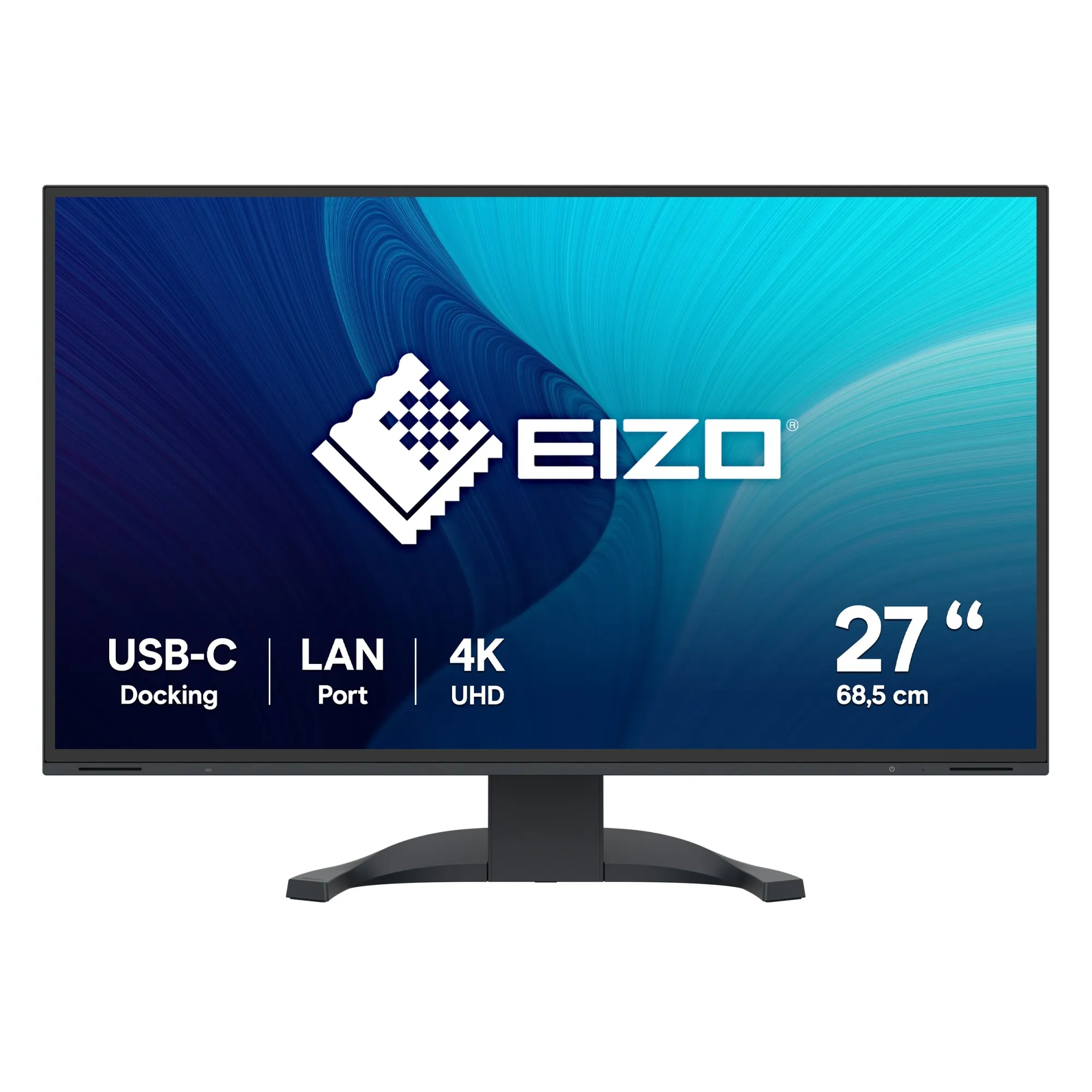 Eizo Monitor 27 Led Ips 16:9 4K Uhd 5Ms 350 Cdm Pivot Usb-C Dp/Hdmi Multimediale Flexscan Ev2740X-Bk - immagine 1
