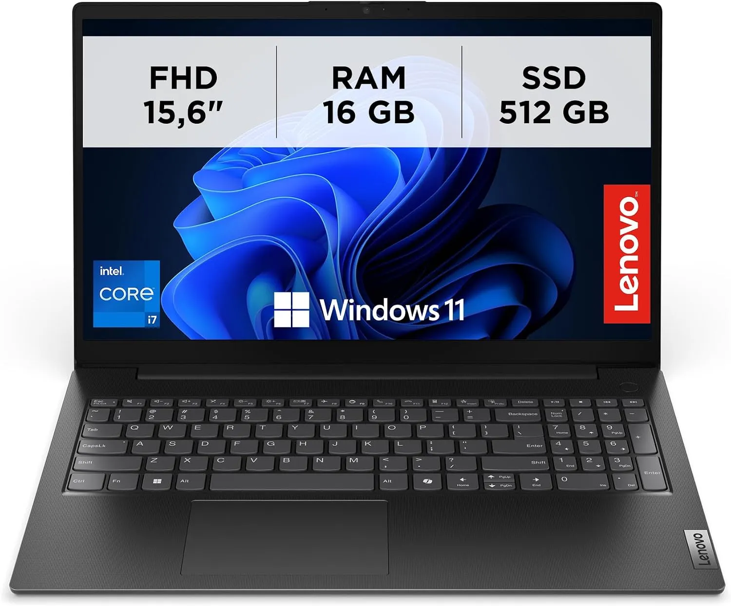 LENOVO NB ESSENTIAL V15-IRL GEN5 CORE7-240H 16GB 512GB SSD 156 WIN 11 HOME - immagine 1