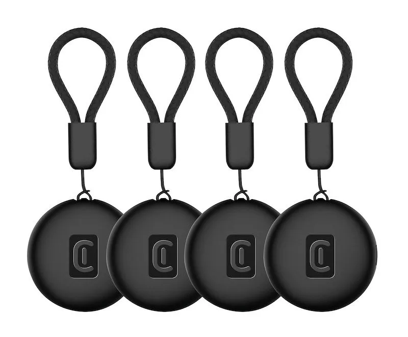 Cellularline Tracy Tag 4pz Nero - immagine 1