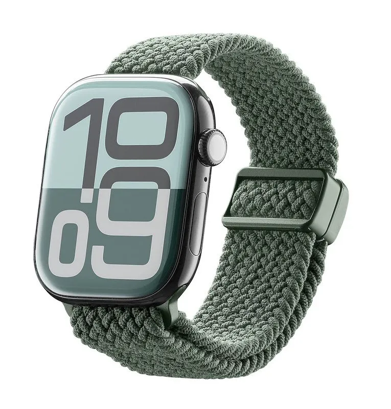 Cellularline Soft Band - Apple Watch 42 (S.1-2-3)/44/45/46/49 mm Softappwatch4244g Verde - immagine 1
