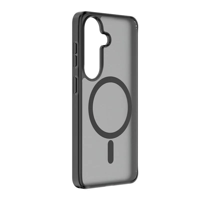 Cellularline Custodia Galaxy S26 Frosty Mag Trasparente Nero - immagine 1