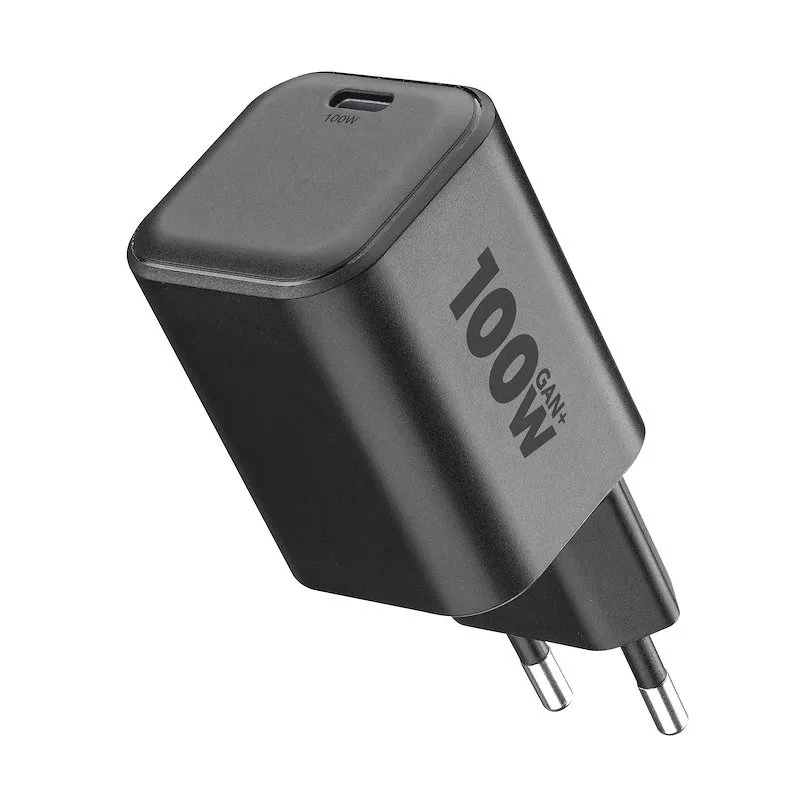 Cellularline Caricabatterie Usb-c 100W Nero - immagine 1