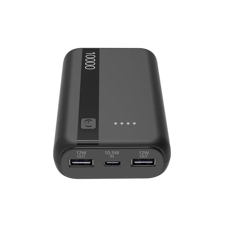 Cellularline Power Bank Pbentry10000k nero - immagine 1