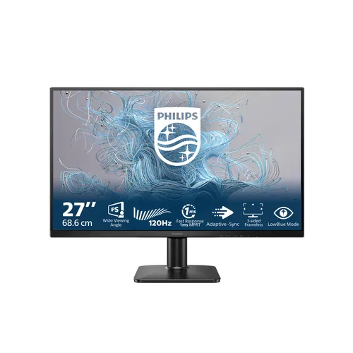 Philips Monitor 27 LED Ips FHD 16:9 4MS 250 Cdm 120hz, VGA/DVI/Hdmi 27e2n1110 - immagine 1