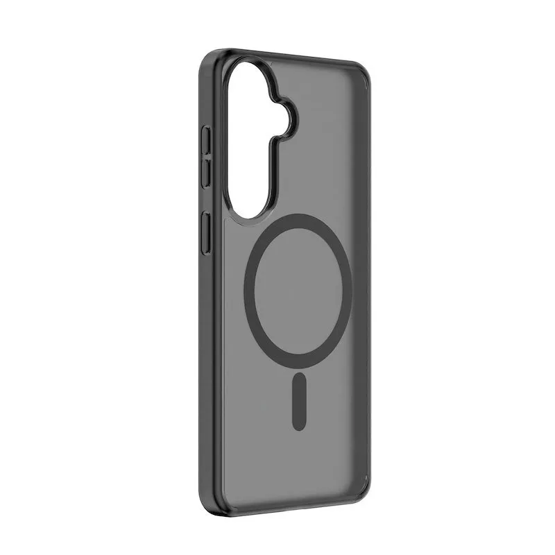 Cellularline Custodia Galaxy S26+ Frosty Mag Trasparente Nero - immagine 1