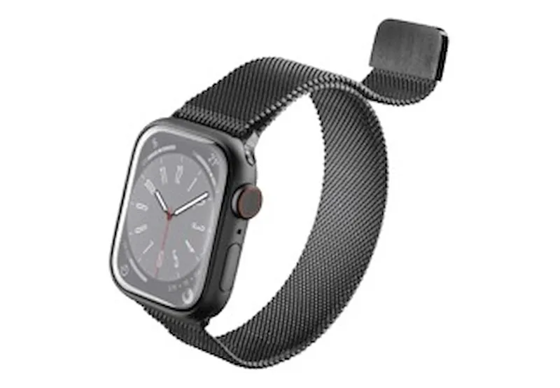 Cellularline Cinturino Steelappwatch4244k Nero - immagine 1