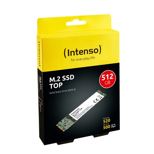 Intenso SSD Interno Top 512gb M.2 Sata R/W 520/500 3832450 - immagine 1