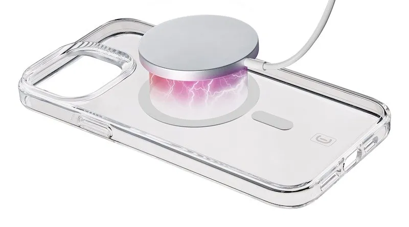 Cellularline Custodia iPhone 15 Pro Max Glossmagiph15prmt Trasparente - immagine 1