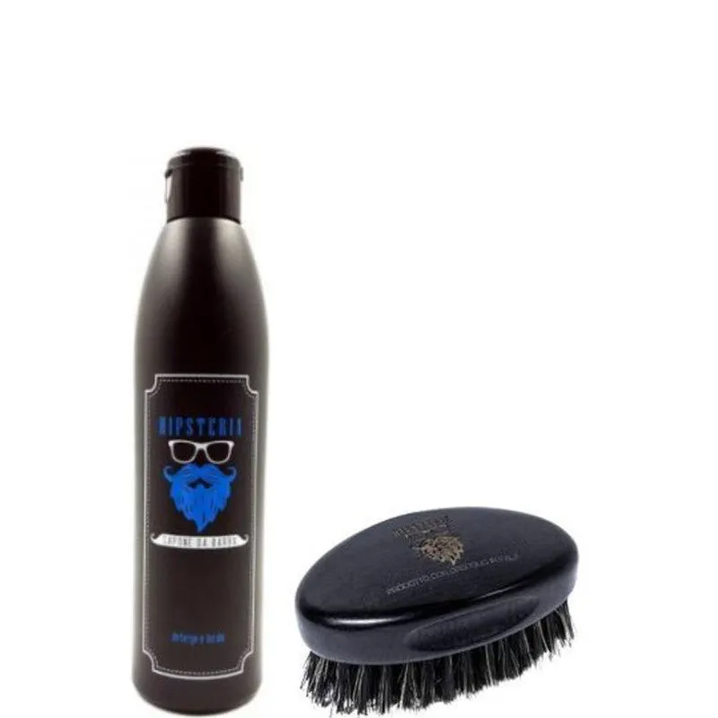 Hipsteria Sapone Barba e Baffi + Spazzola B-Brush Confezione 250 ML Sapone Barba e Baffi + Spazzola B-Brush - 250 ML Sapone Barba e Baffi + Spazzola B-Brush - immagine 1