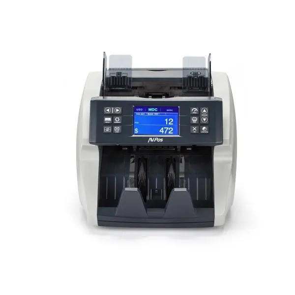 Conta/Rilevatore di banconote AVPos AVP-DTC180 - Conta la quantità di banconote il valore del subtotale e il valore totale - 1200 banconote min - Colore nero - immagine 1