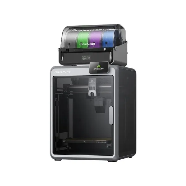 Stampante 3D Creality K2 Combo con unità chiusa + unità CFS - Volume 26x26x26 cm - Stampa ad alta velocità fino a 600 mm/s - Doppia fotocamera AI - USB WiFi - immagine 1