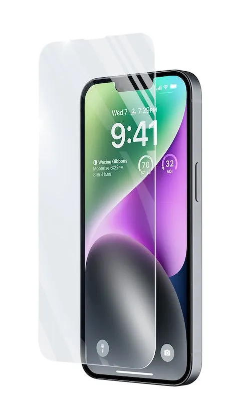 Cellularline Tempered Glass iPhone 14 / 14 Pro Trasparente - immagine 1