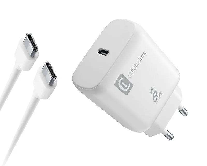 Cellularline Super Fast Charger KIT Achsmkitc2cpd25ww - immagine 1