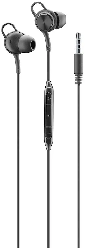 Cellularline Auricolari In Ear Jack 3.5 mm Auinearmsremotek Nero - immagine 1