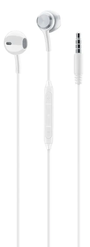 Cellularline Auricolari Capsule Jack 3.5 mm Aucapsulemsremotew Bianco - immagine 1