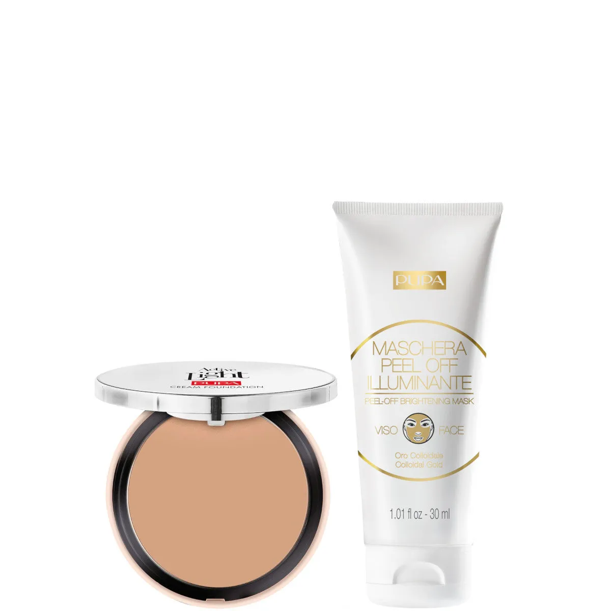 Pupa Kit Viso Perfetto Active Light Cream Foundation* 050 Sand - 050 Sand - immagine 1
