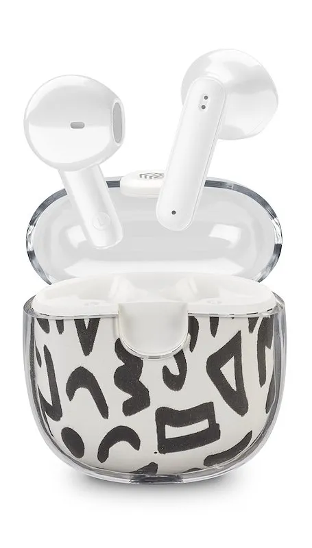 Cellularline auricolare bt tws capsule Btmstwsdrip2 fantasy white - immagine 1