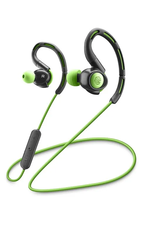 Cellularline Auricolare Bluetooth Btearphonemssportg Verde - immagine 1