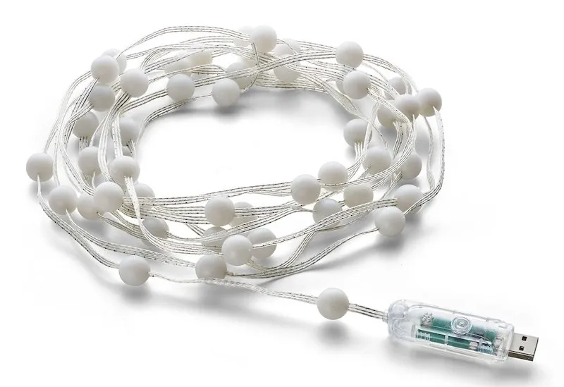 Cellularline Filo Luci Multicolore Bulblights5m - immagine 1