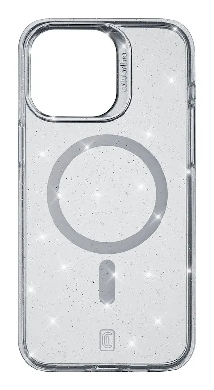Cellularline Cover iPhone 15 Pro SPARKMAGIPH15PROT Trasparente/Glitter - immagine 1