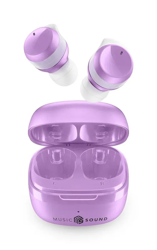 Cellularline Flow Auricolari Bluetooth Viola - immagine 1