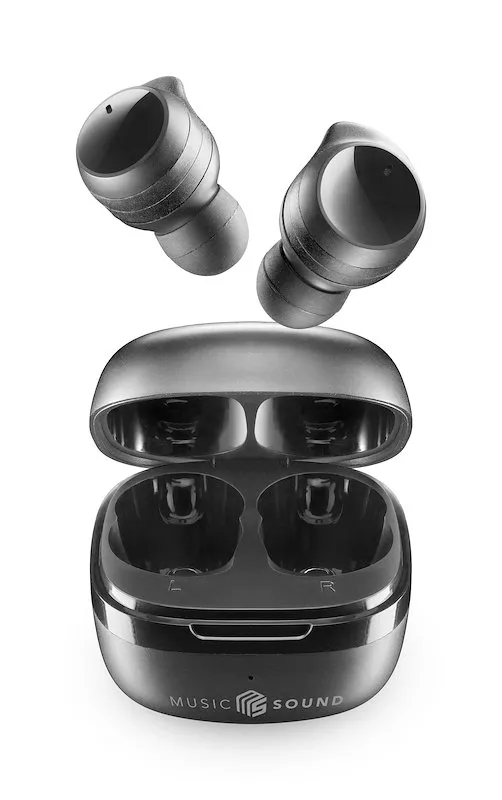 Cellularline Auricolari Bluetooth Btmstwsflowk Nero - immagine 1