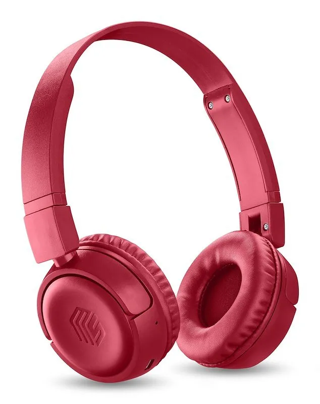 Music Sound Cuffie Bluetooth Vibed Rosso - immagine 1