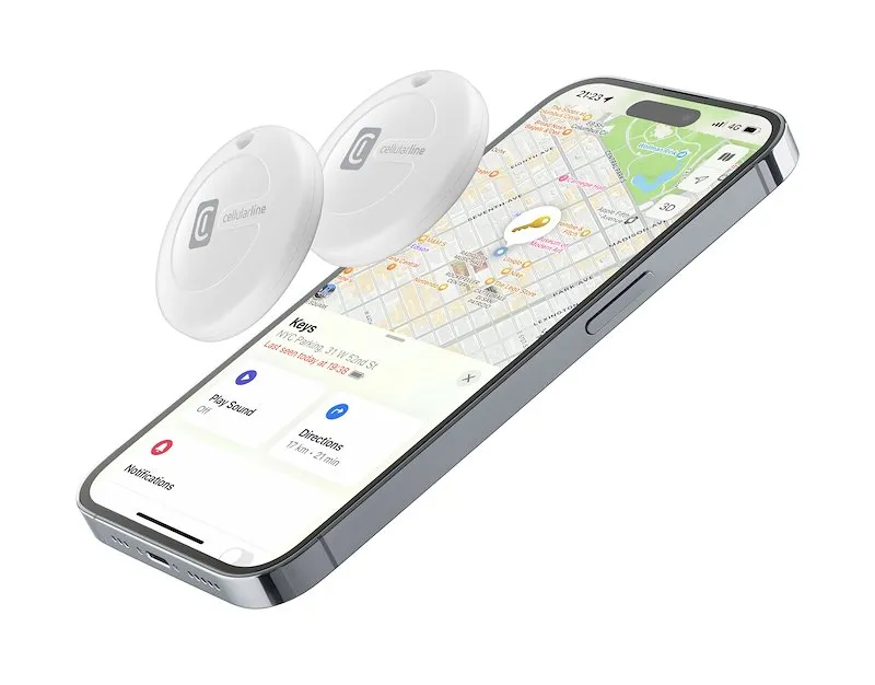 Cellularline Localizzatore Bluetooth Bttracy2w Bianco - immagine 1