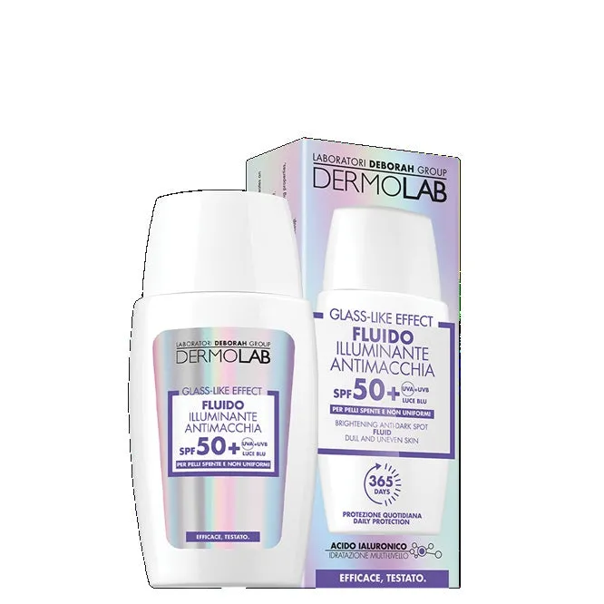 Dermolab Glass-Like Effect Fluido Illuminante Antimacchia SPF50+ 40ml - immagine 1
