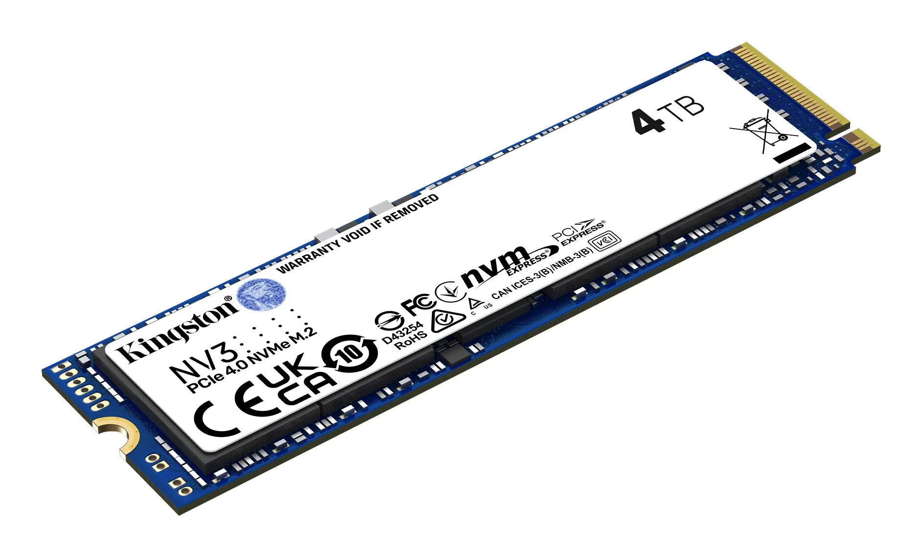 Kingston Technology 4000G NV3 M.2 2280 NVMe SSD - immagine 1