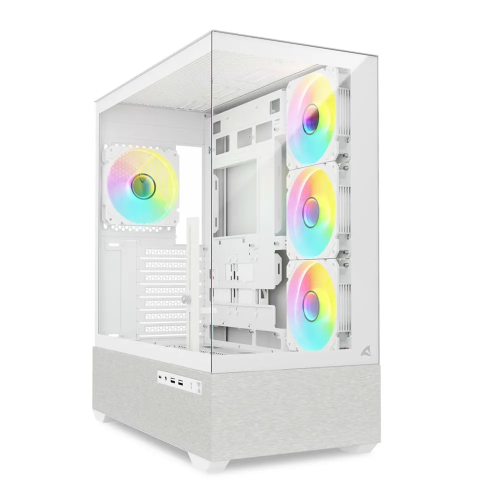 Sharkoon Case AK7 Atx Argb Bianco AK7 White - immagine 1