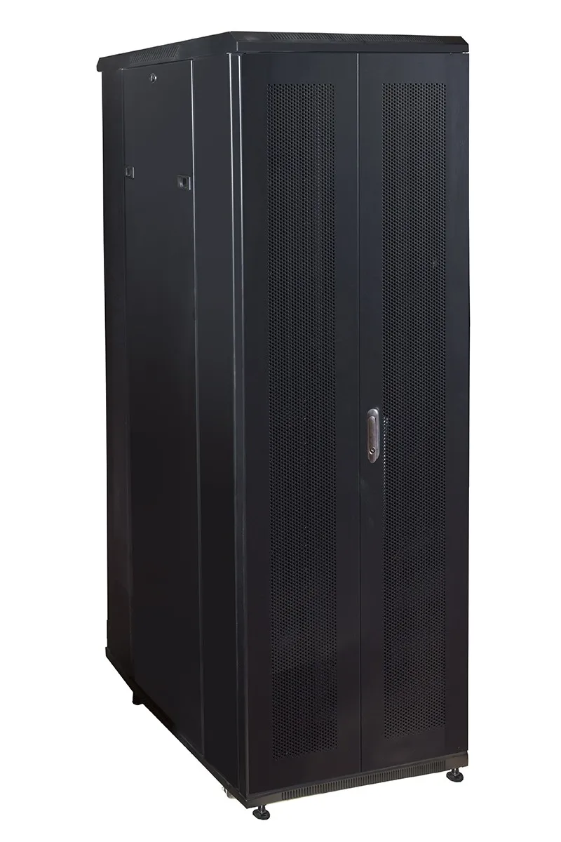 Armadio Rack 19 Per Reti 37U (A)1833 (L)600 (P)1000 Colore Nero Porta Traforata - immagine 1