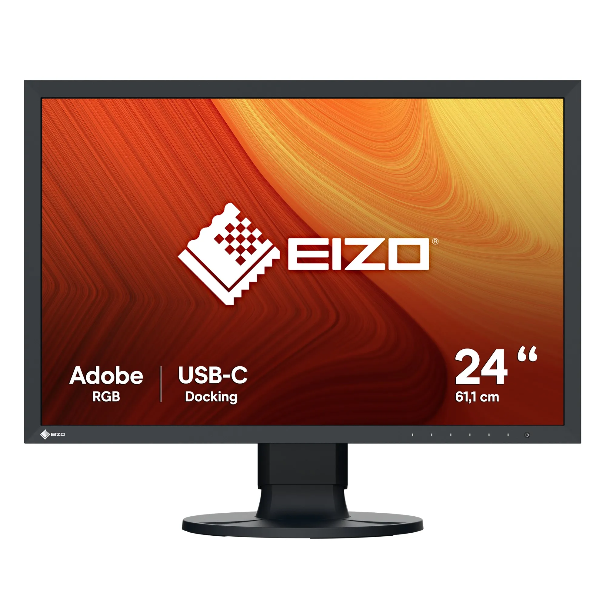 Eizo Monitor 24 Led Ips 16:10 1920X1200 410 Cdm Dvi/Dp/Hdmi Srgb Calib Hw Sw Calib Incl Pivot - immagine 1