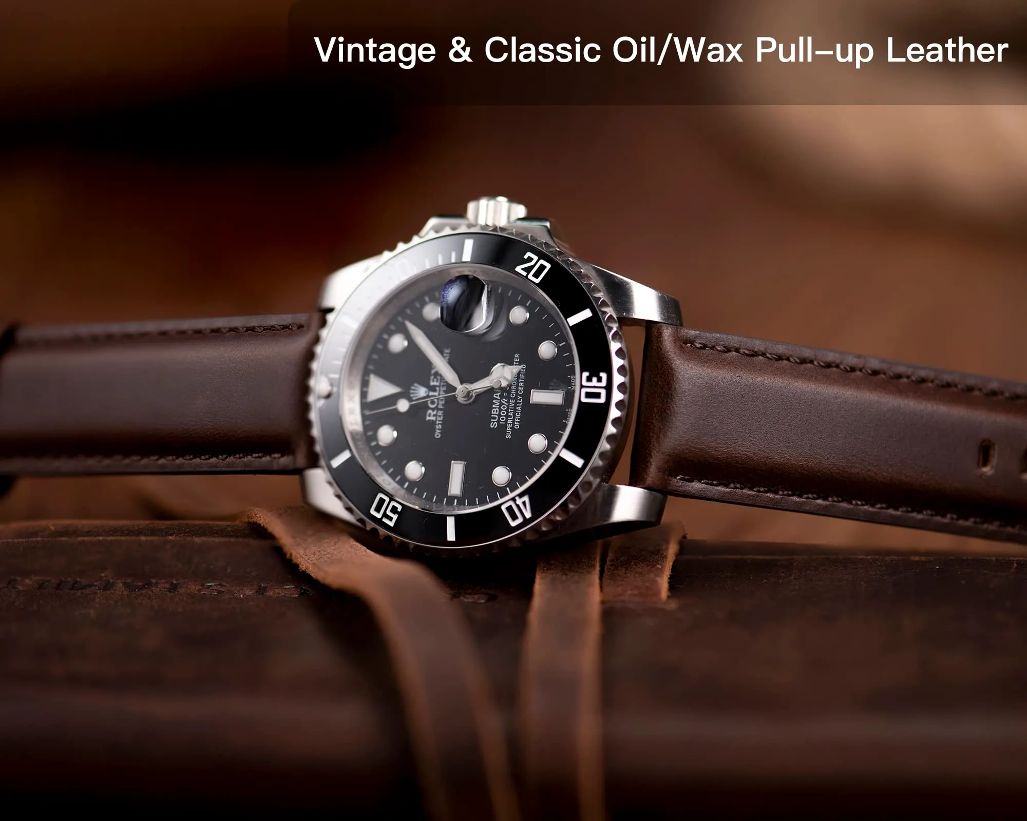OTTOODY Cinturini Orologio in Pelle a Sgancio Rapido 18mm 19mm 20mm 21mm 22mm, Eleganti Cinturini per Orologi in Pelle a Grana Superiore Cinturino di Ricambio per Uomini Donne, Orologio e Smartwatch - immagine 5