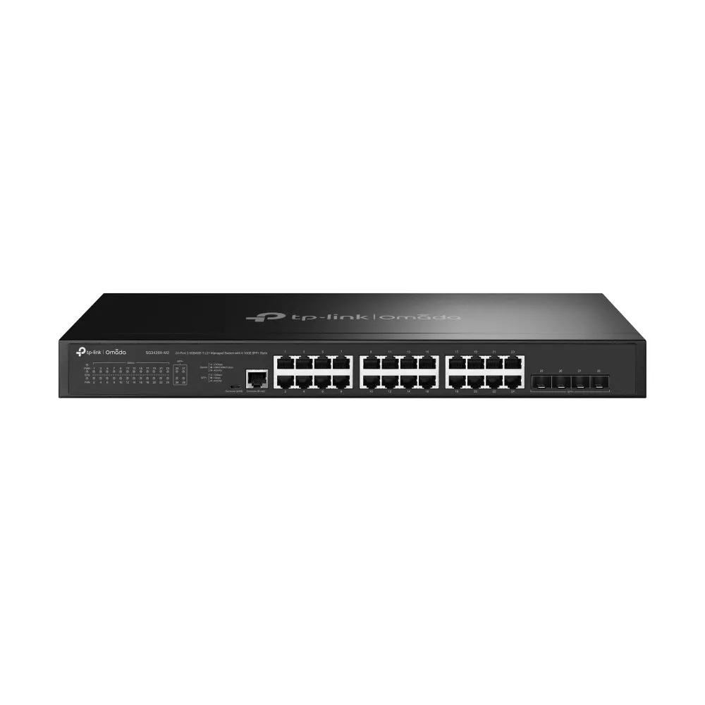 Switch 24P Rj45 2.5Gbps Managed L2+ 4Slot Sfp+ 10Ge - immagine 1