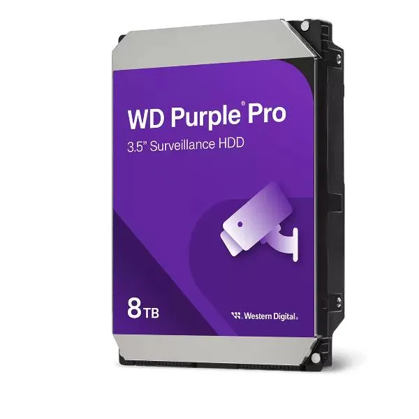 Western Digital Wd Purple Pro 8TB SATA3 3.5 Videosoverglianza WD8002PURP - immagine 1