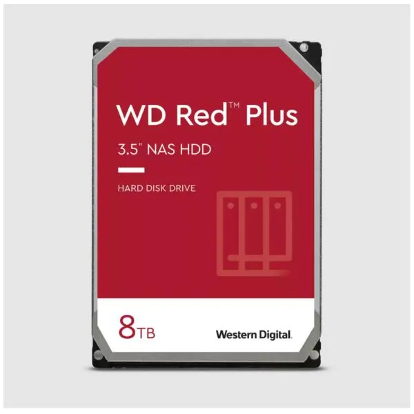 Western Digital Wd Red Plus 8TB 3.5 Sata 5640RPM WD80EFPX - immagine 1
