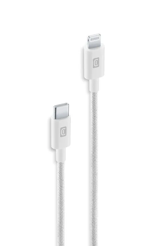 Cellularline Cavetto Type-C to Lightning 150 cm USBDATABRCTOL15W Bianco - immagine 1