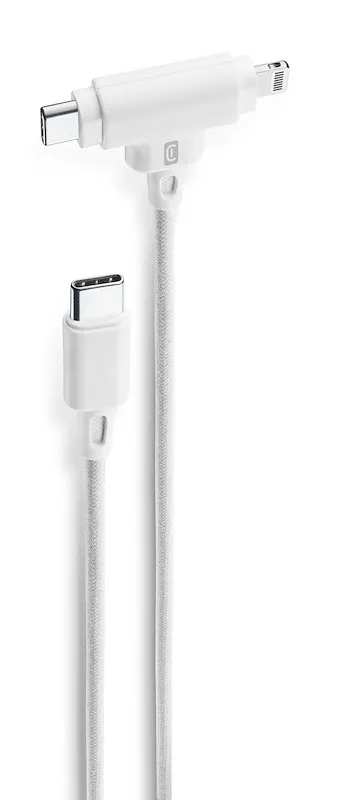 Cellularline Cavi Dati Usbdatadualpin1mw Bianco - immagine 1