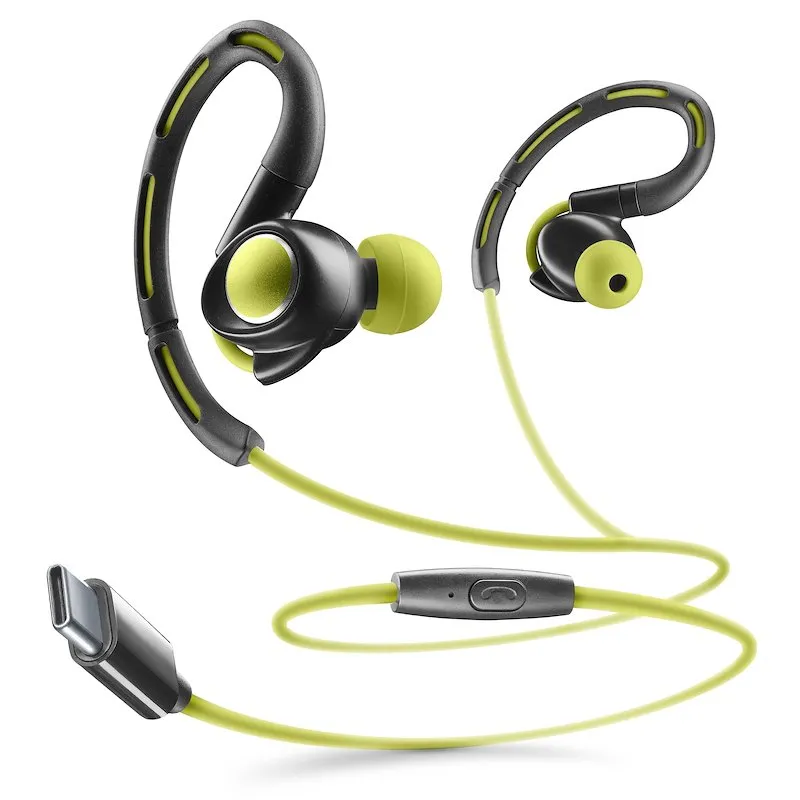 Cellularline Auricolari Sportivi SORROW AUSPORTTYPECL Lime - immagine 1
