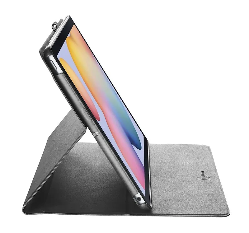 Cellularline Custodia Tablet Galaxy Tab S6 Lite Folio Nero - immagine 1
