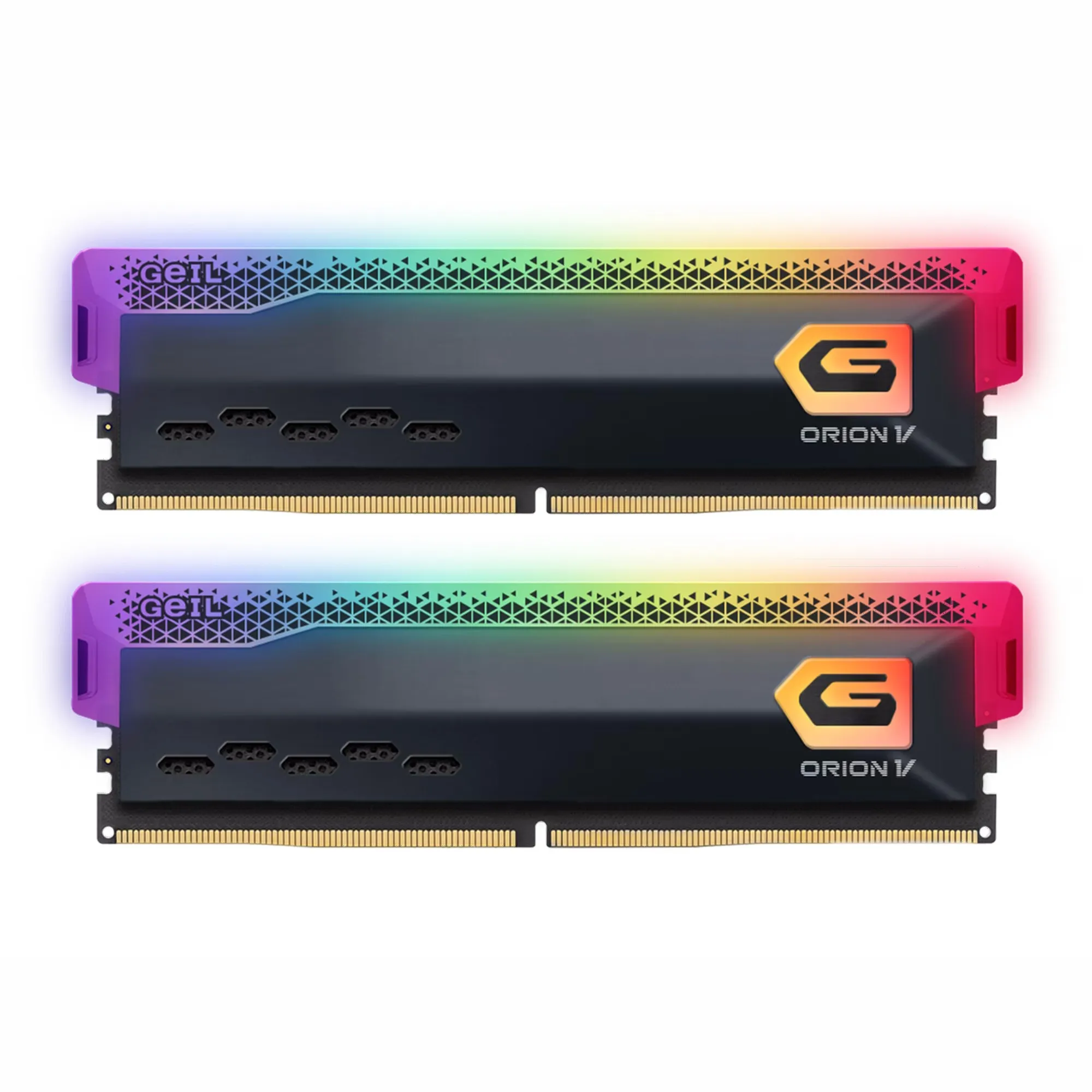 Geil Ram 32Gb(16Gbx2) Ddr5 Orion V Rgb-Gray Pc5-44800 5600Mhz 38-44-44-84 - immagine 1