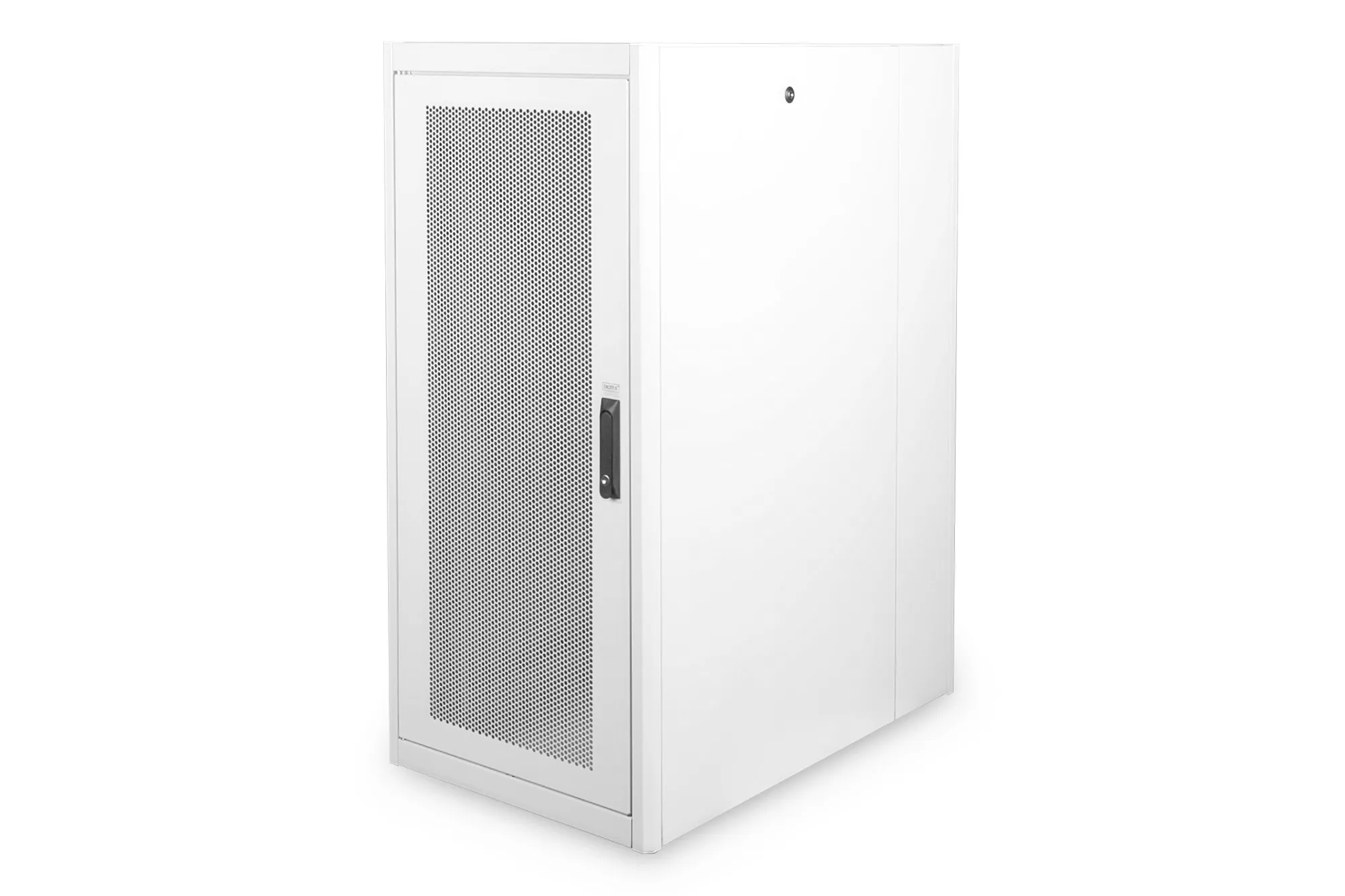 Armadio 26 Unit? 19 Per Reti E Server Misure (A)1299 X (L)600 X (P)1000 Mm. Colore Grigio Chiaro Porta Traforata - immagine 1
