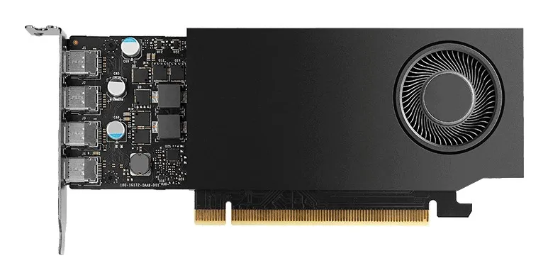 Vga Pny Nvidia Quadro A1000 8Gb 35W Ddr6 128Bit 4Xmdp Pci-E Low Profile - immagine 1