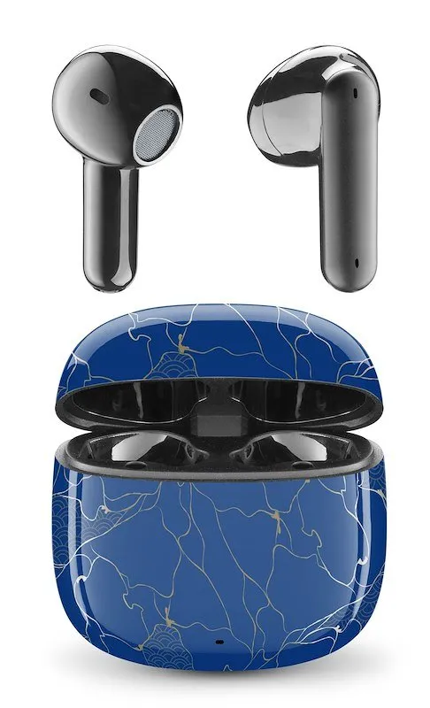 Cellularline Auricolari Bluetooth Voice Capsule Btmstwscapsule244 Blu - immagine 1