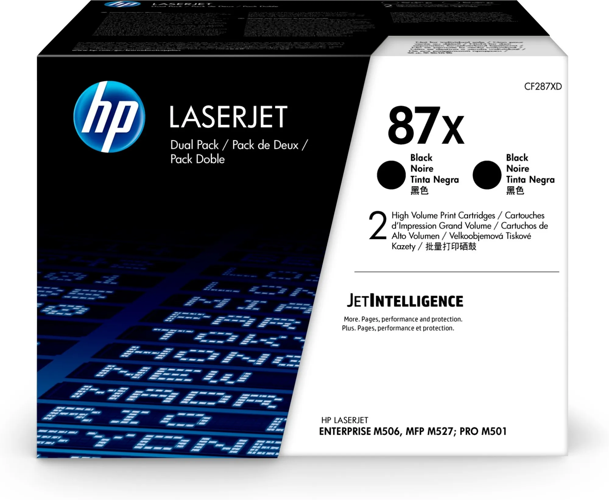ORIGINALE HP Multipack nero CF287XD 87X - immagine 1