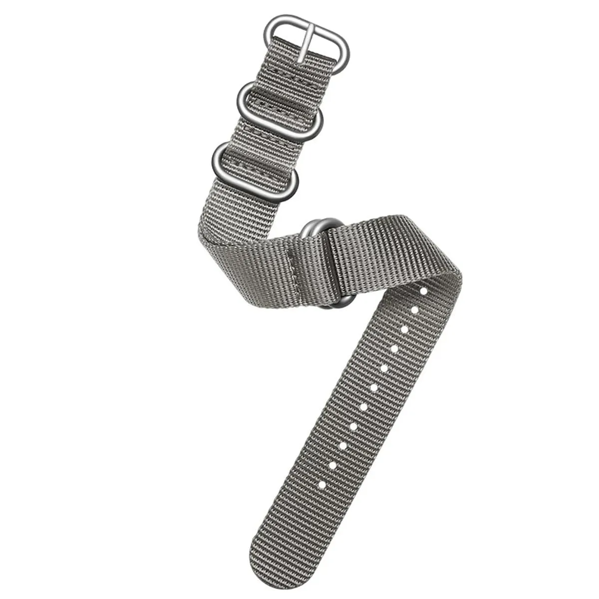 AIYIRUO Cinturini per Orologio NATO Nylon G10 Premium Ballistic Multicolor Sostituzione Cinturini per Orologio con Fibbia in Acciaio Inossidabile Argento per gli Uomini 18mm 20mm 22mm 24mm - immagine 4