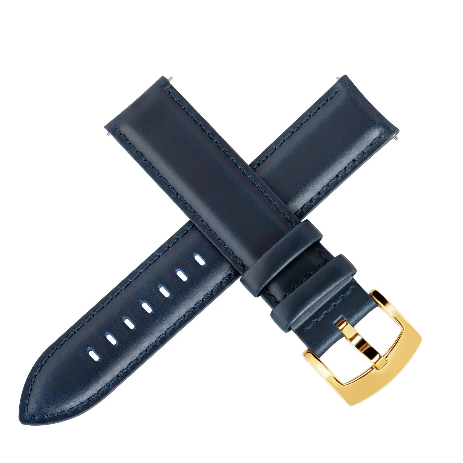 OTTOODY Cinturini Orologio in Pelle a Sgancio Rapido 18mm 19mm 20mm 21mm 22mm, Eleganti Cinturini per Orologi in Pelle a Grana Superiore Cinturino di Ricambio per Uomini Donne, Orologio e Smartwatch - immagine 2