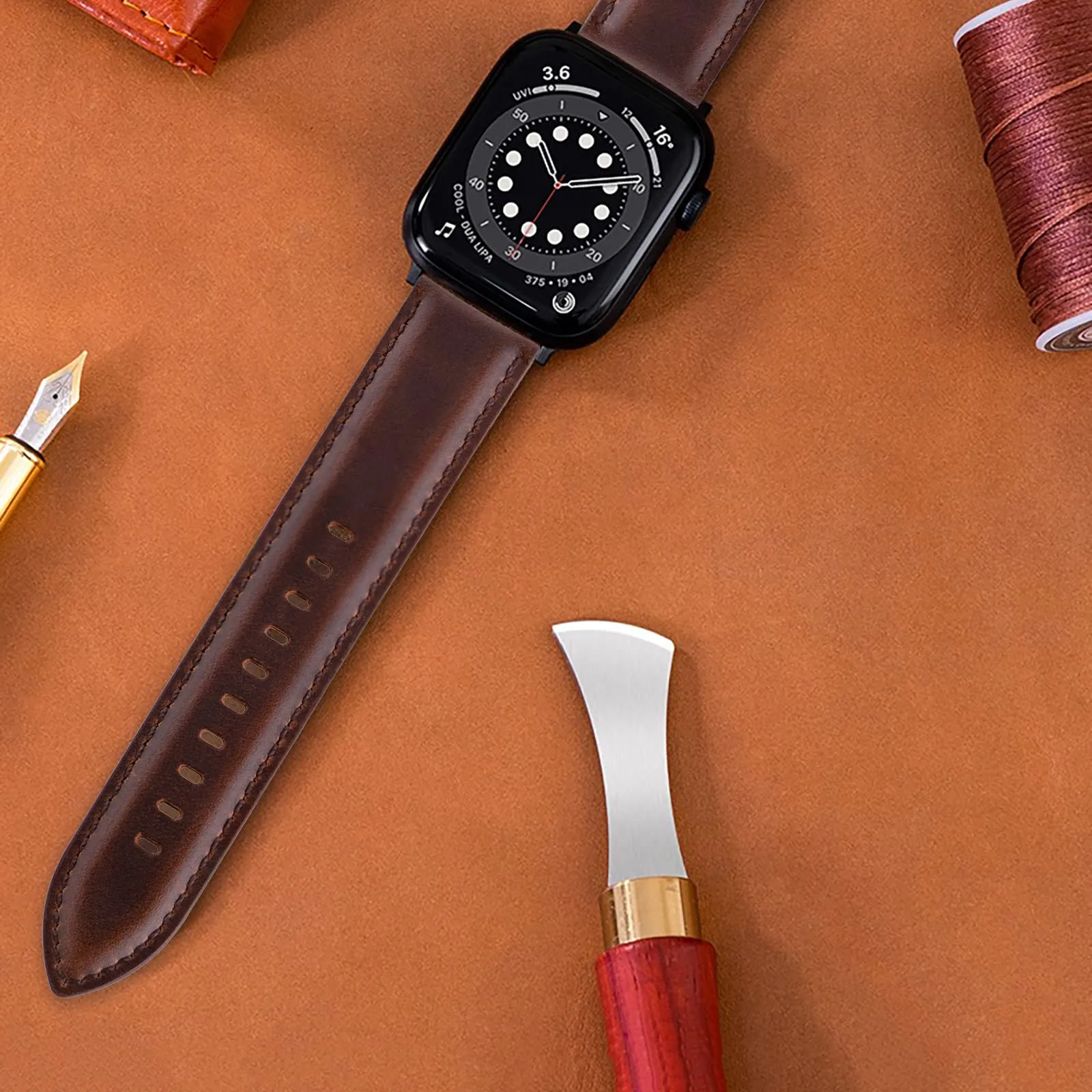 OTTOODY Cinturini Orologio in Pelle a Sgancio Rapido 18mm 19mm 20mm 21mm 22mm, Eleganti Cinturini per Orologi in Pelle a Grana Superiore Cinturino di Ricambio per Uomini Donne, Orologio e Smartwatch - immagine 9