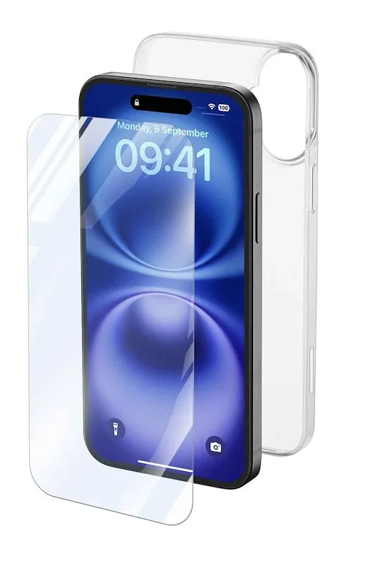 Cellularline Kit di accessori per la protezione di iPhone 16 - immagine 1
